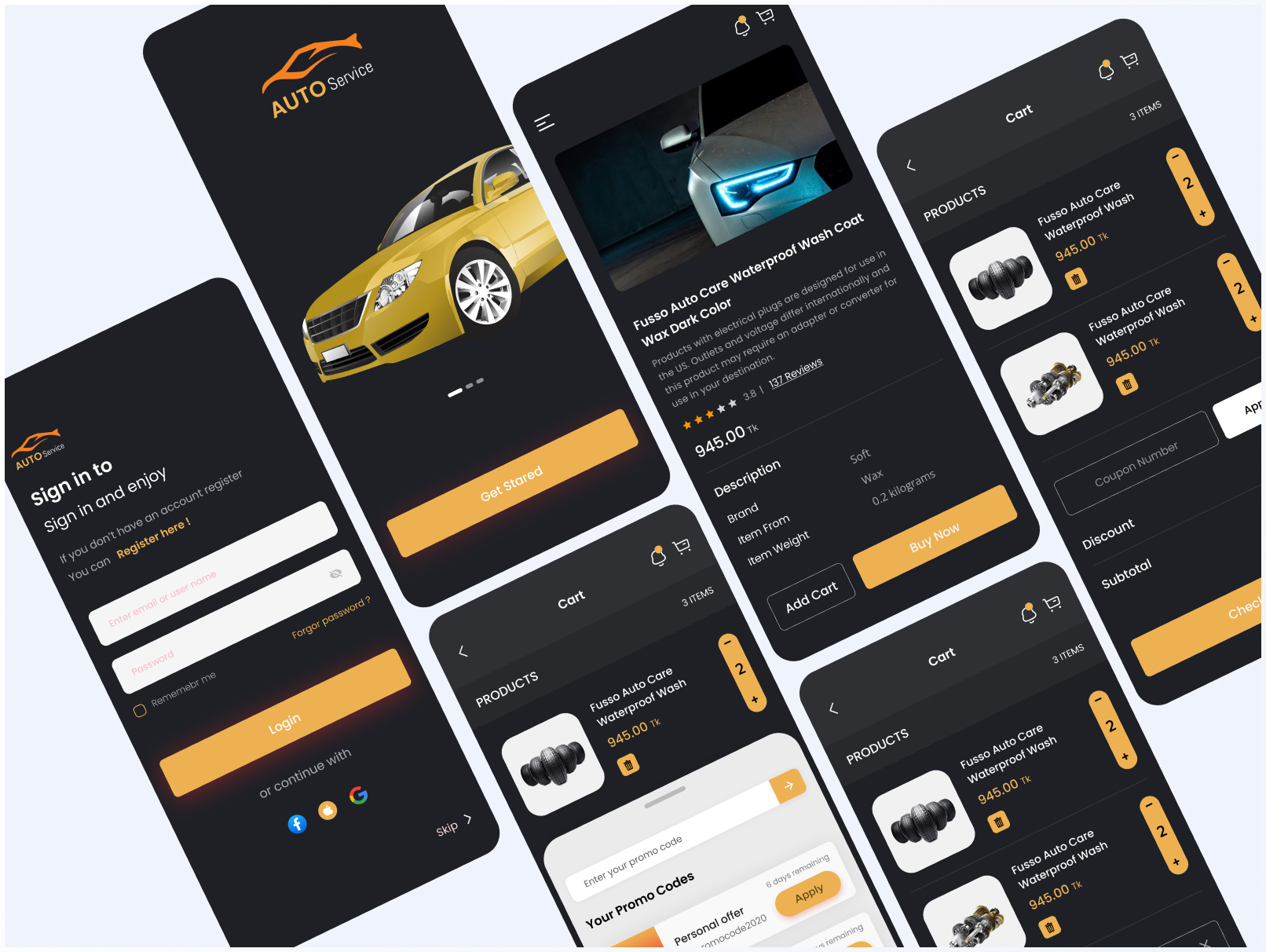 Car Repair & Parts E-commerce App